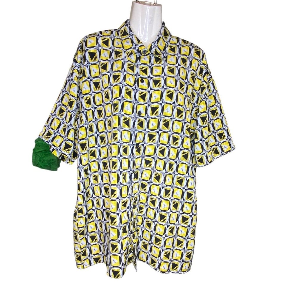 Taiga Short Sleeve Dress Mens Shirt large